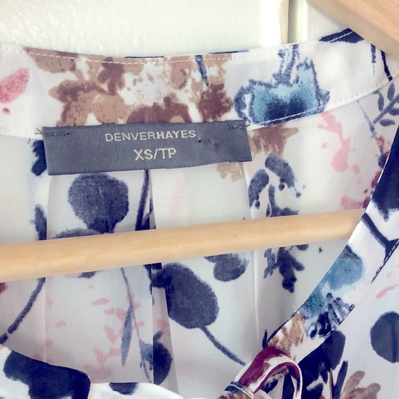 50% off in bundle - Denver Hayes Sheer Floral Blouse - Picture 5 of 8